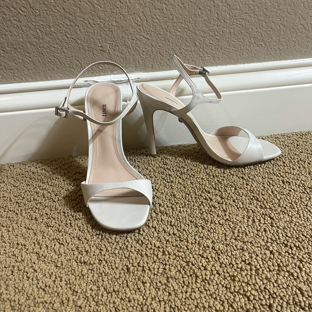 Schutz ankle strap heels